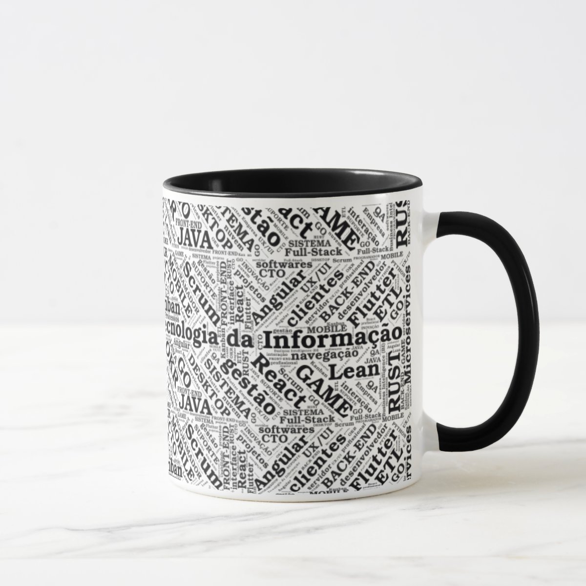 Caneca Presente Criativo Profissão Tecnologia da Informação