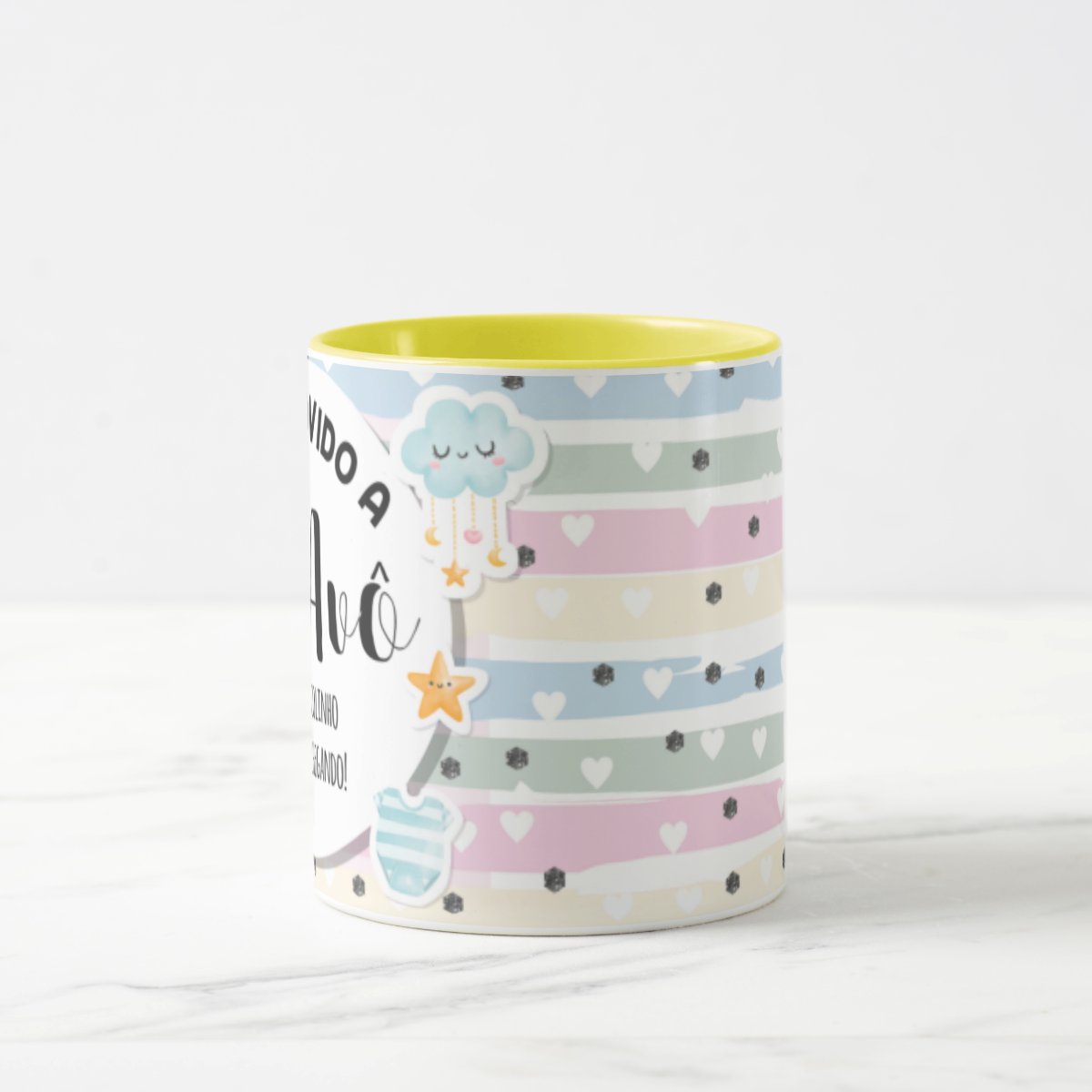 Caneca Personalizada Anúncio De Gravidez Gestação Tio Avô