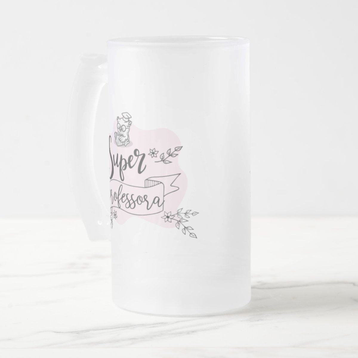 Copo de Cerveja Chopp Presente Aniversário Super Professora