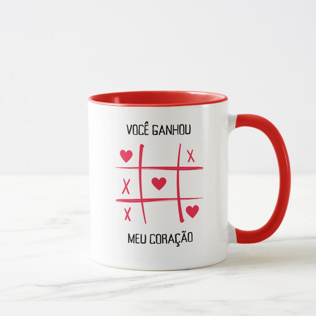 Caneca Presente Criativo Romântico para Dia dos Namorados