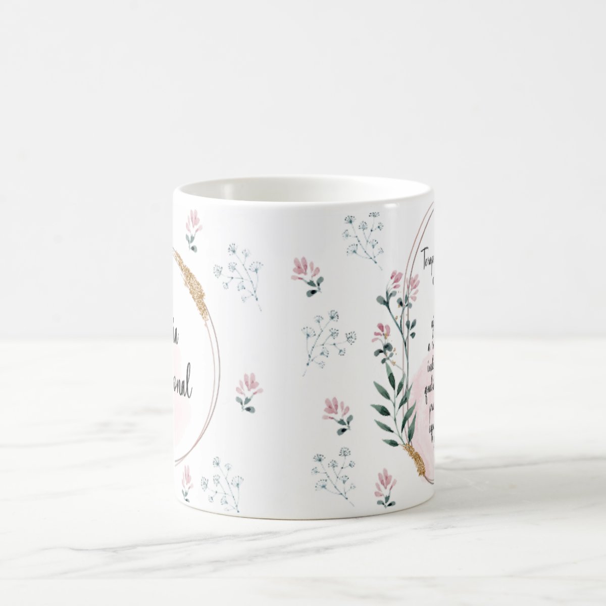 Caneca Personalizada Profissões Presente Feminino Mulher Terapeuta Ocupacional
