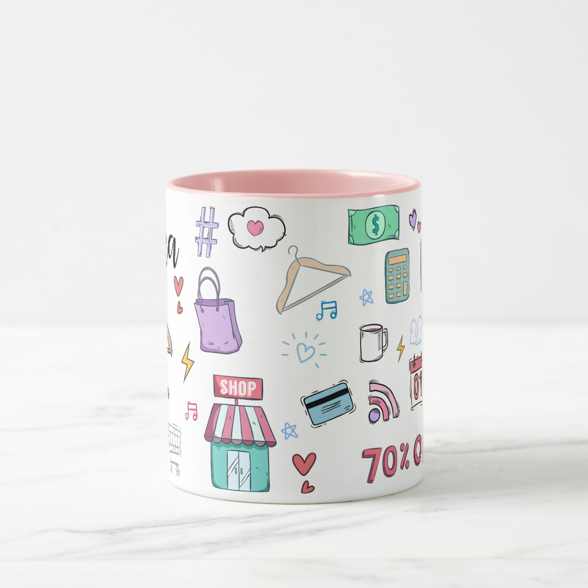 Caneca Comercio Presente Criativo Vendedora com Nome