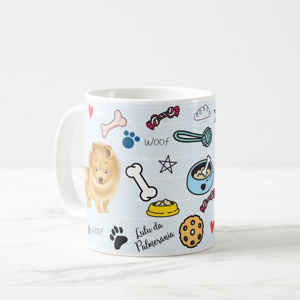 Caneca Lulu da Pomerânia Pet Cachorro Personalizada