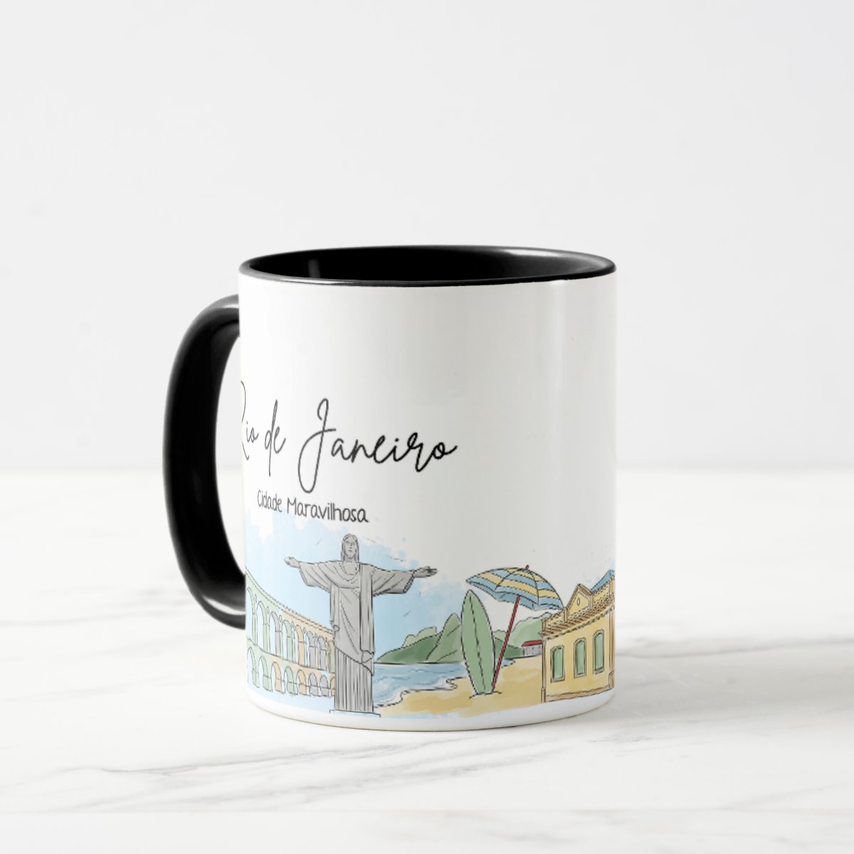 Caneca Rio de Janeiro Lembrança Cidade Maravilhosa