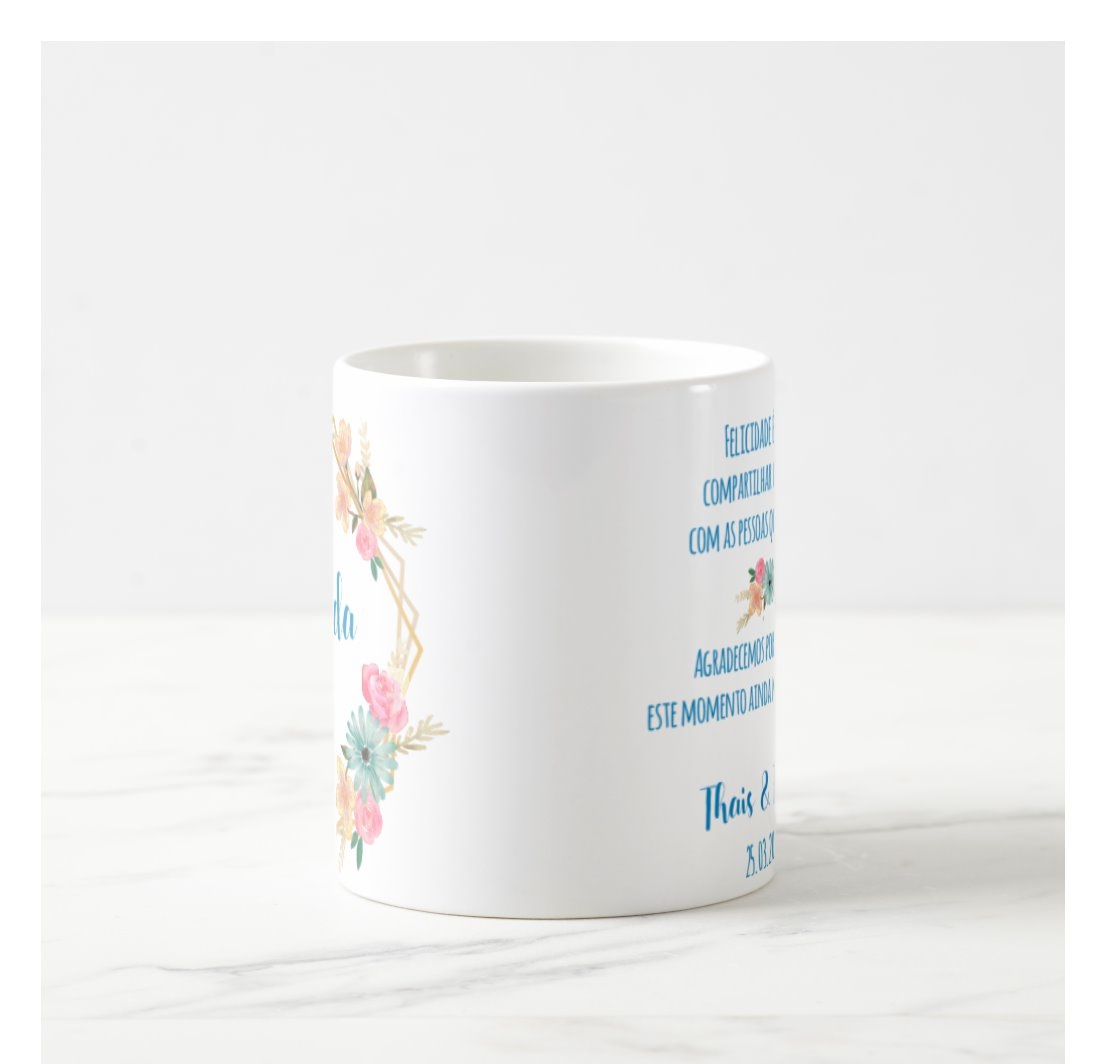 Caneca Femina Presente Casamento Familia Mãe Noiva 