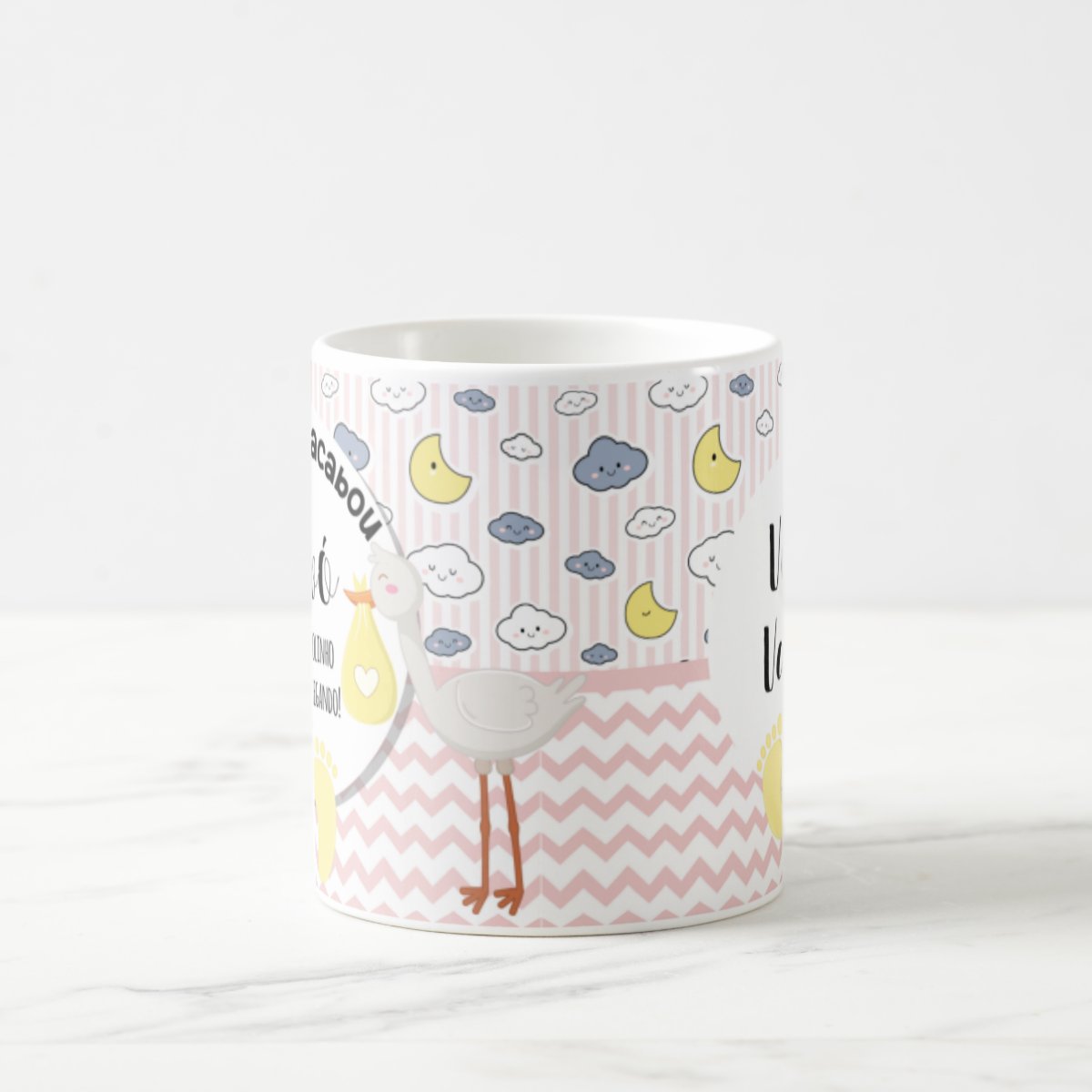Caneca Personalizada Anúncio de Gravidez para Avó Vovó