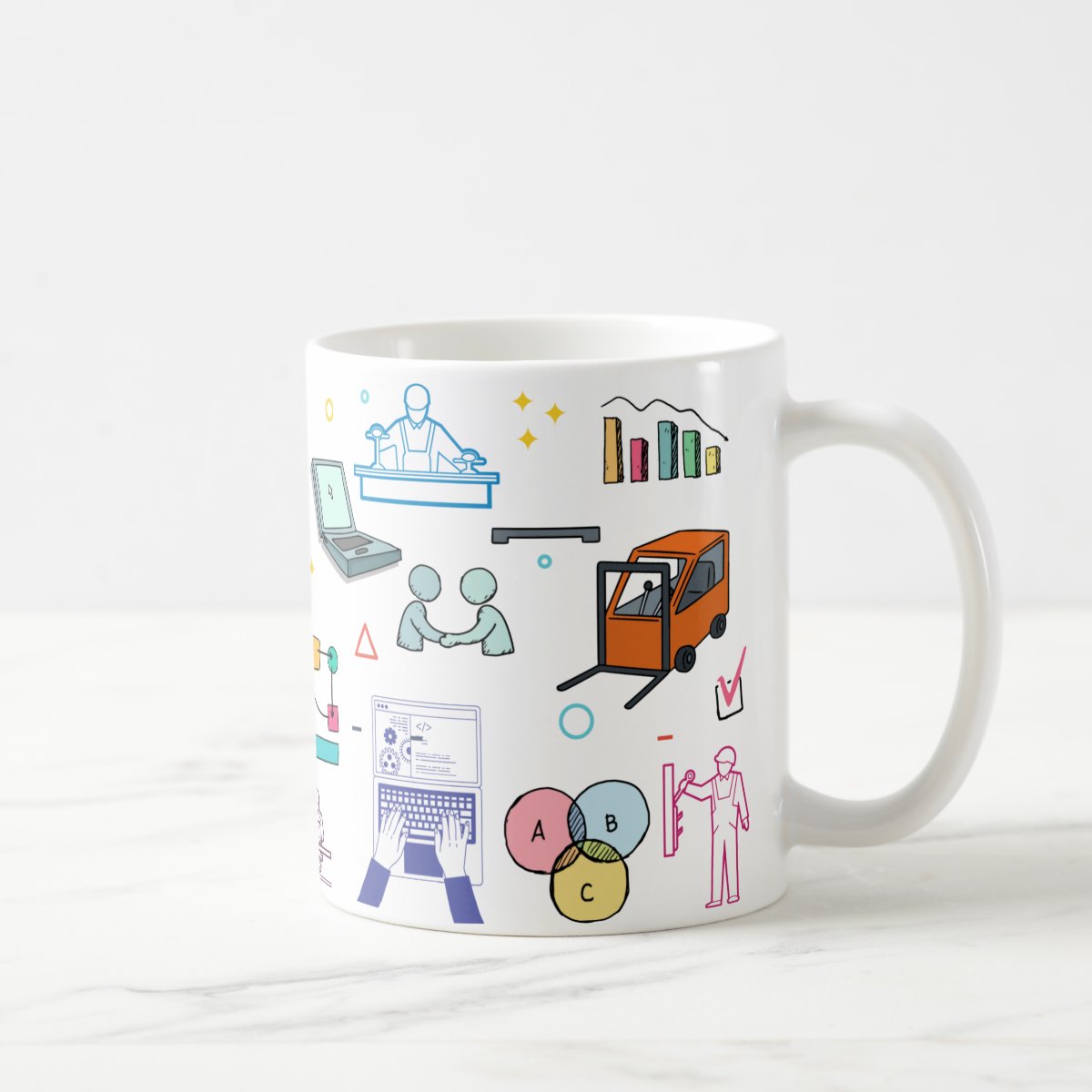 Caneca Personalizada Profissão Engenharia de Produção