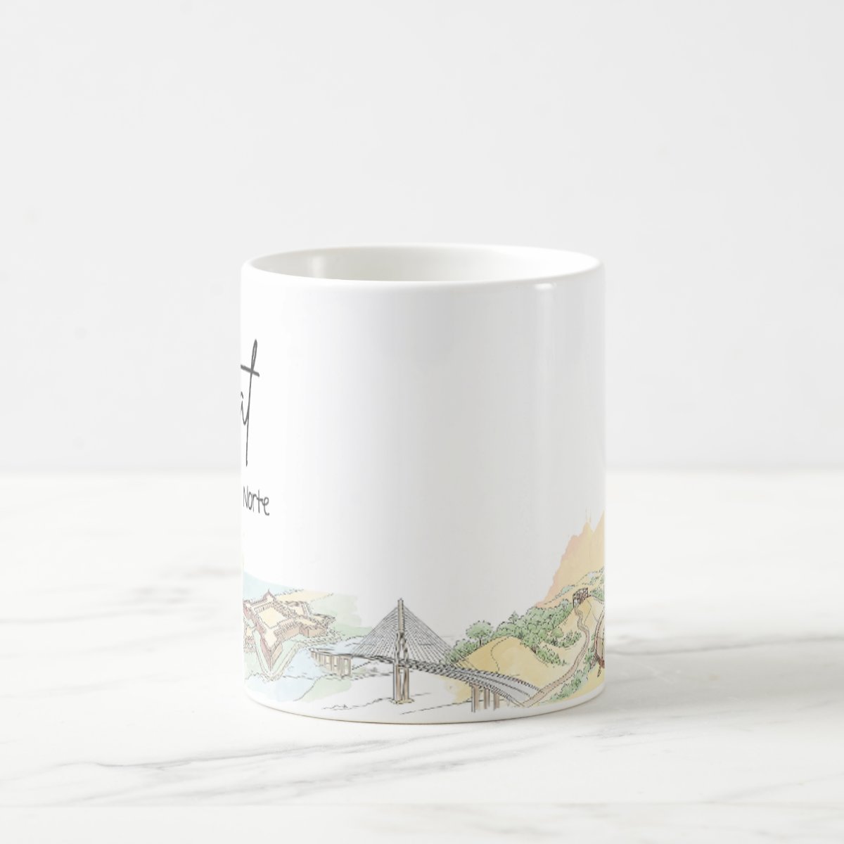 Caneca Personalizada Rio Grande do Norte Lembrança Cidade de Natal