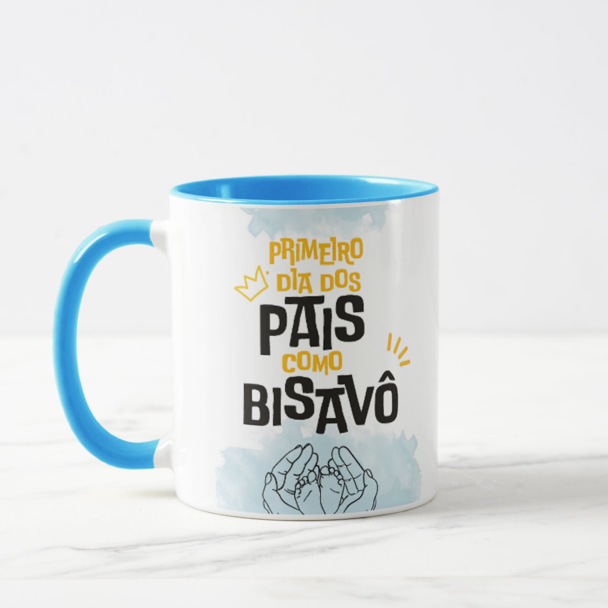 Caneca Presente Família Primeiro Dia dos Pais Como Bisavô