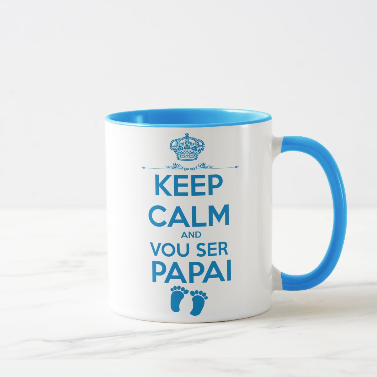 Caneca Personalizada Anúncio de Gravidez Pai Keepcalm