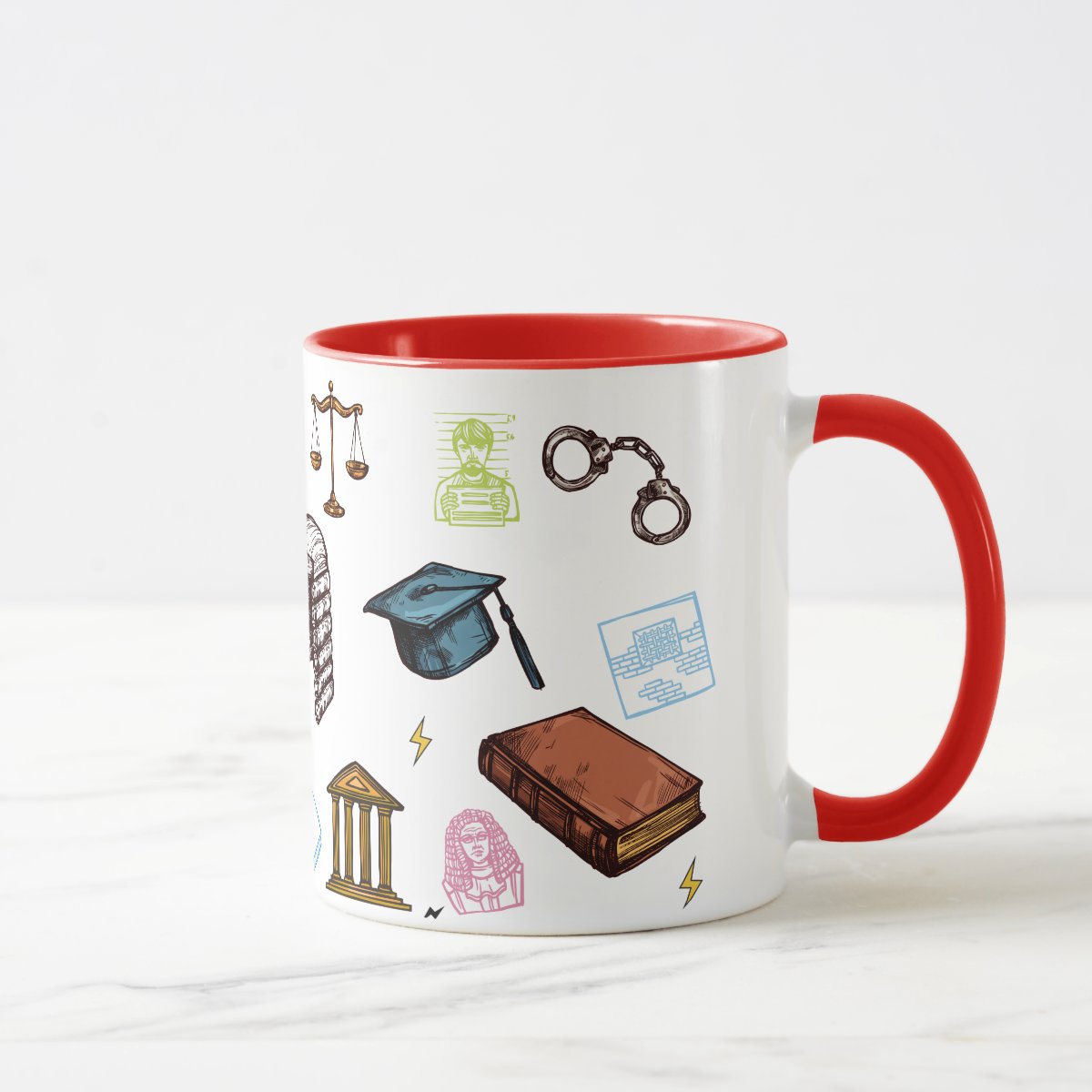 Caneca Profissão Direito Presente Personalizado Advogados