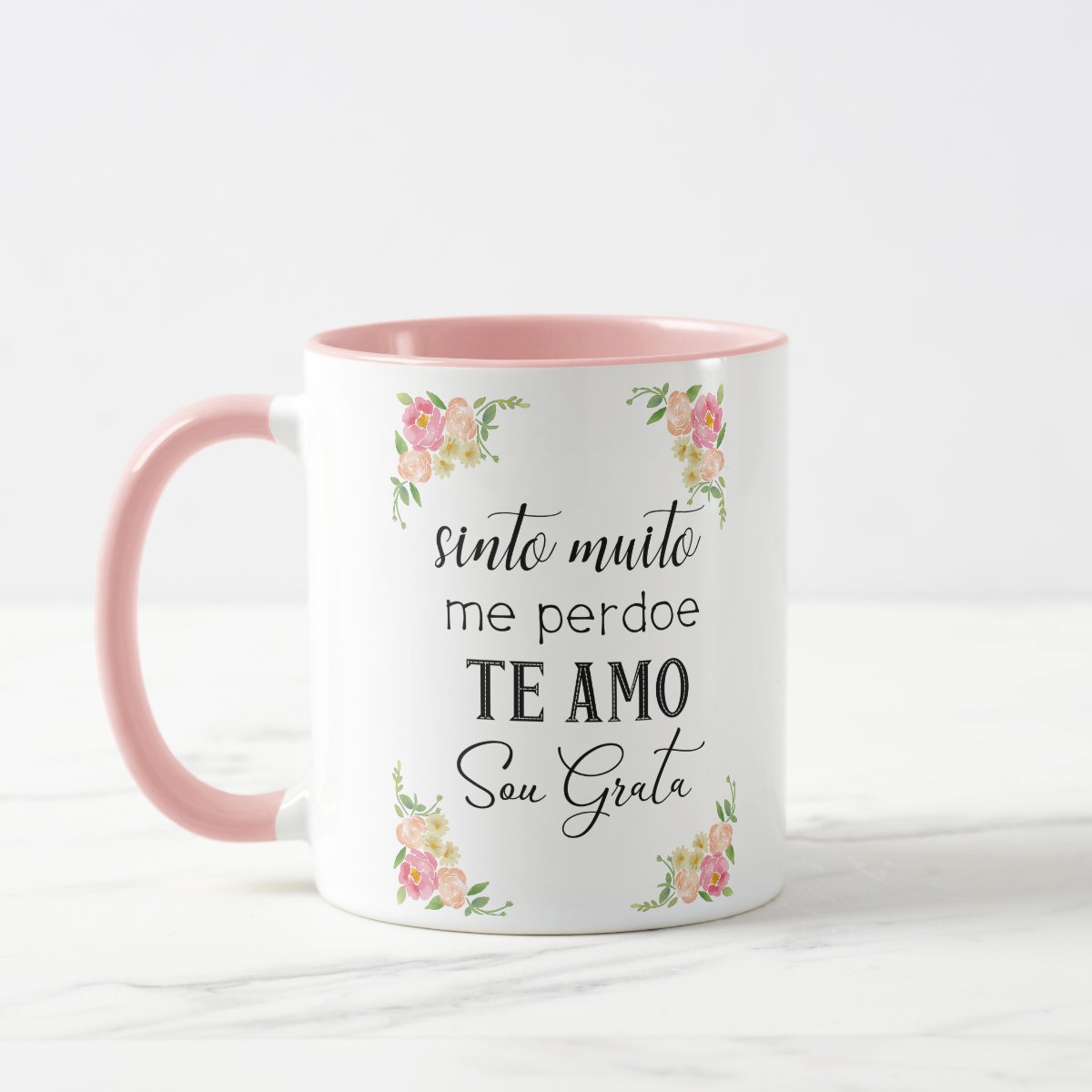 Caneca Personalizada e Feminina Zen com o Mantra Hooponopono