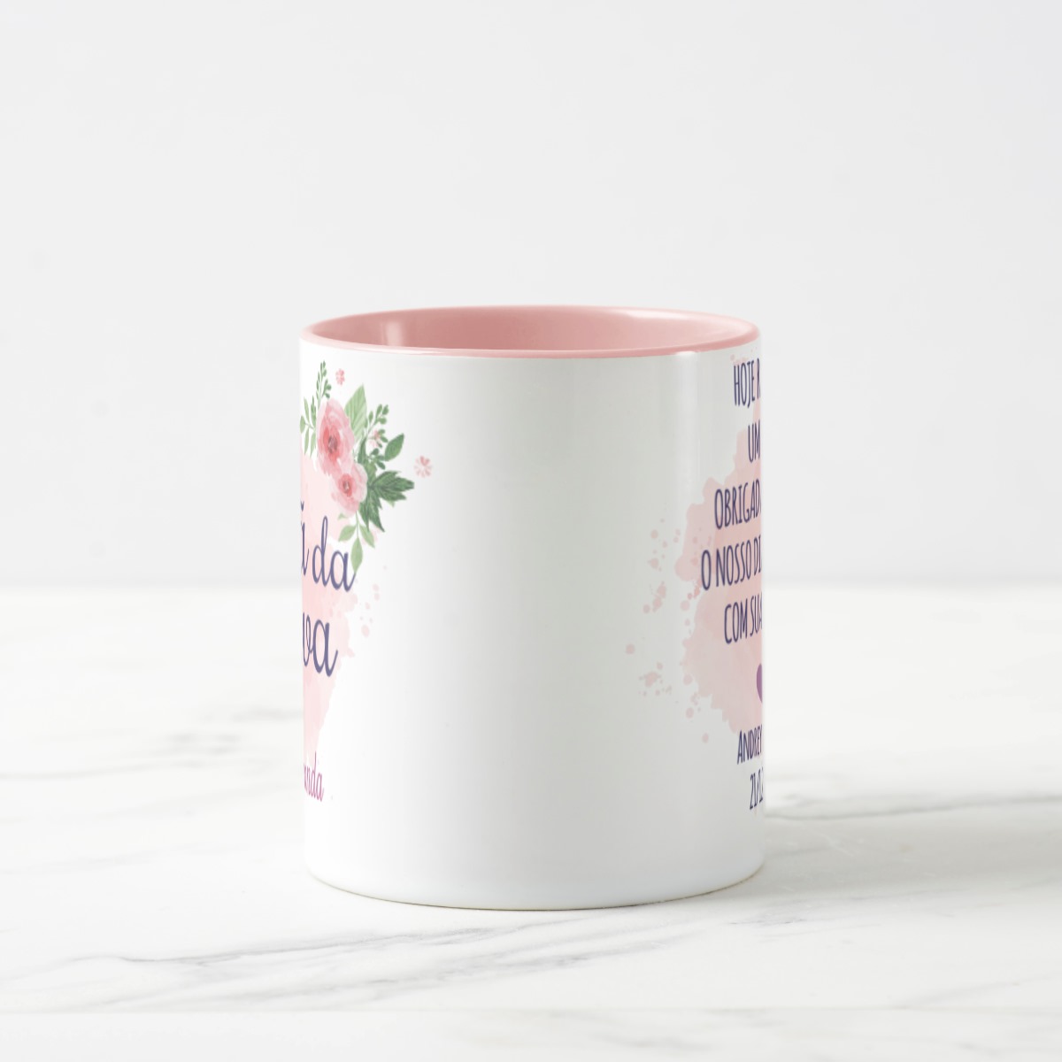 Caneca Casamento Presente Irmã da Noiva Lembrança Noivado