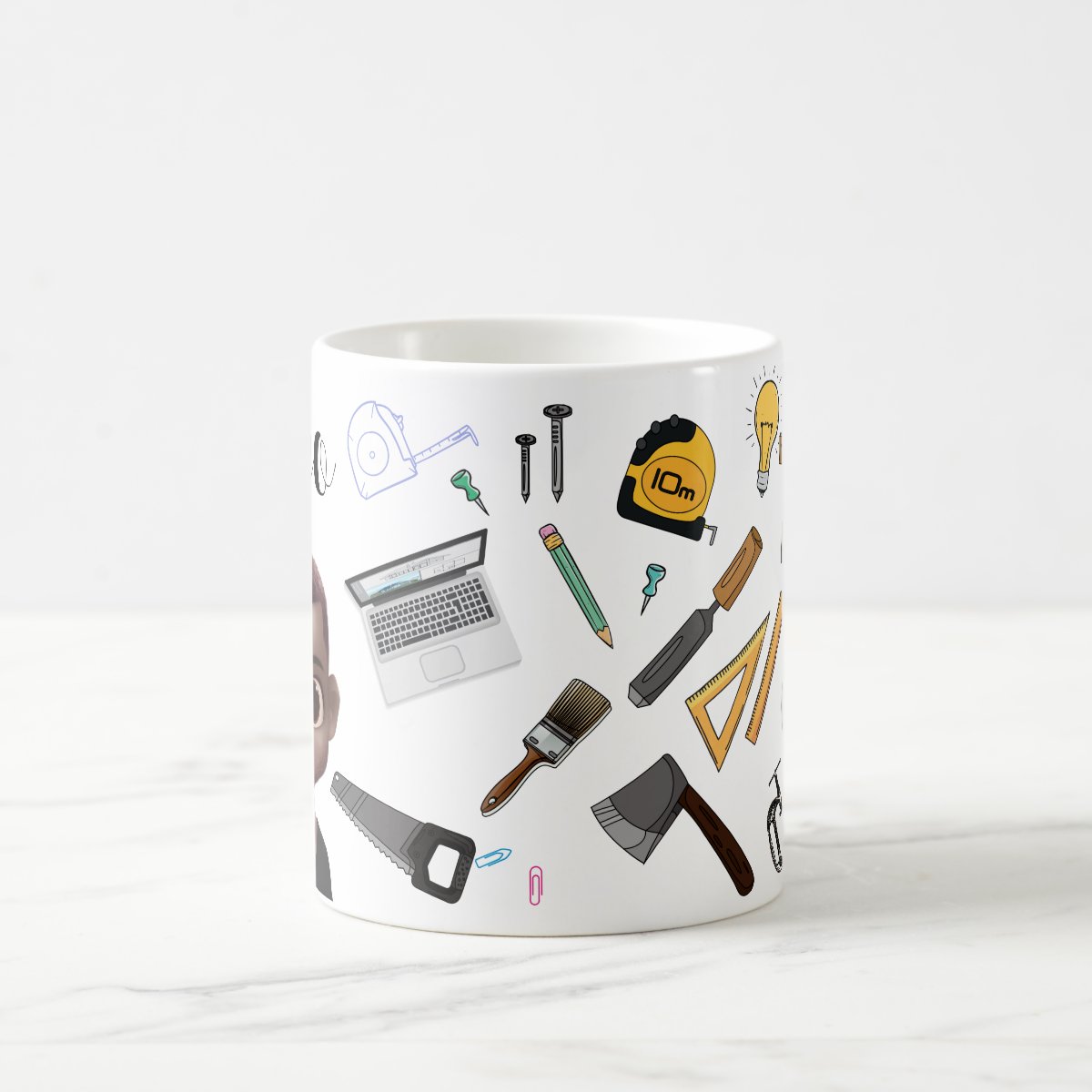 Caneca Personalizada e Criativa de Marcenaria p/ Marceneiro