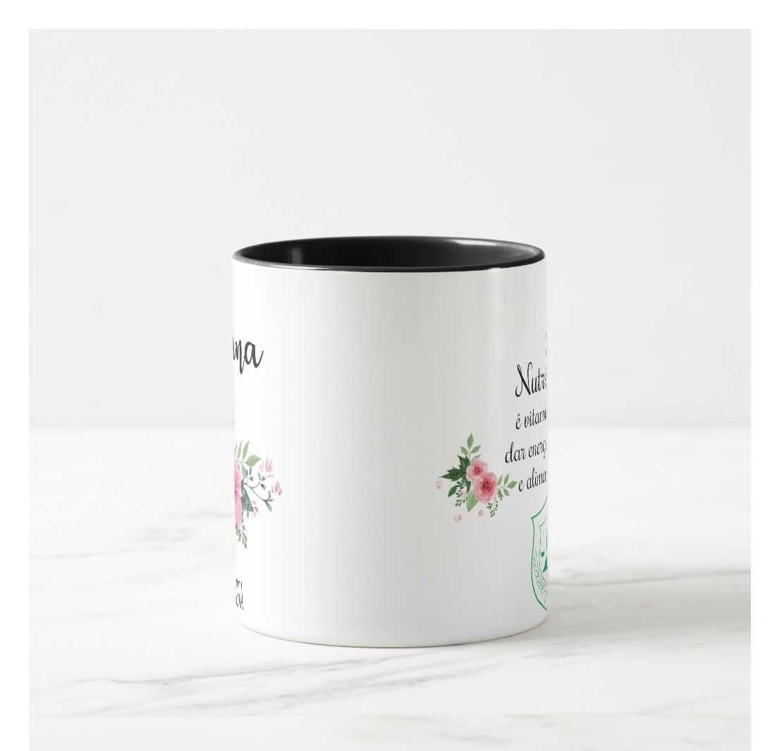 Caneca Personalizada Nutrição Profissão Nutricionista