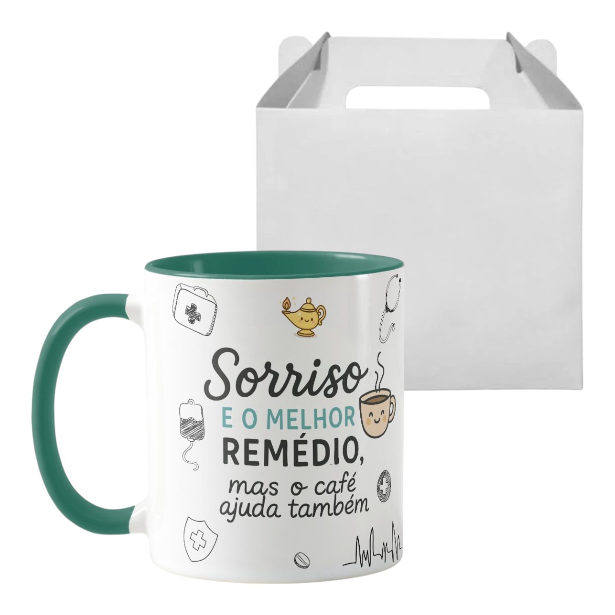 Caneca Personalizada Enfermeiro Presente Hospital Enfermagem - Profissões (Enfermeiro(a))