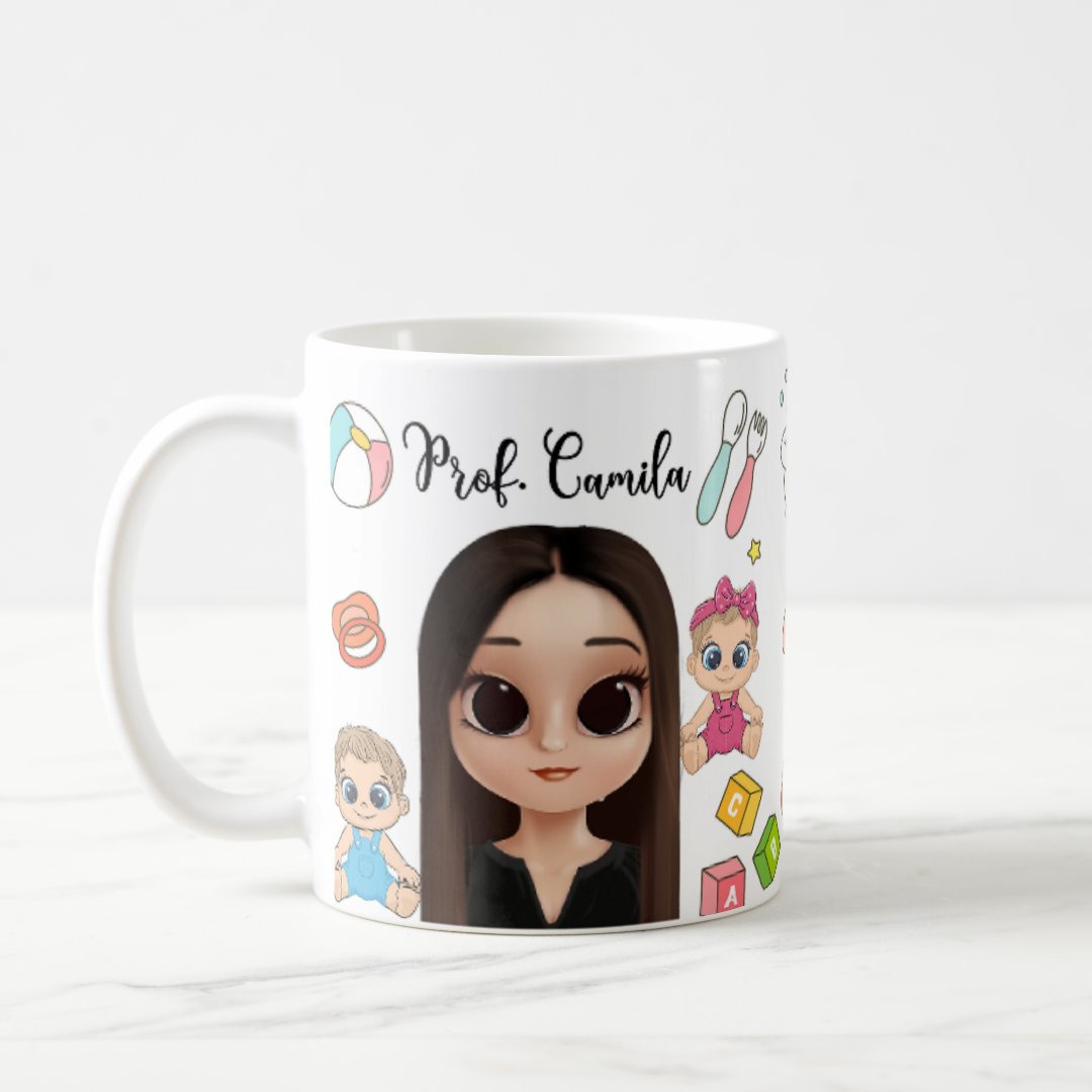 Caneca Personalizada Presente Especial Professora Berçário