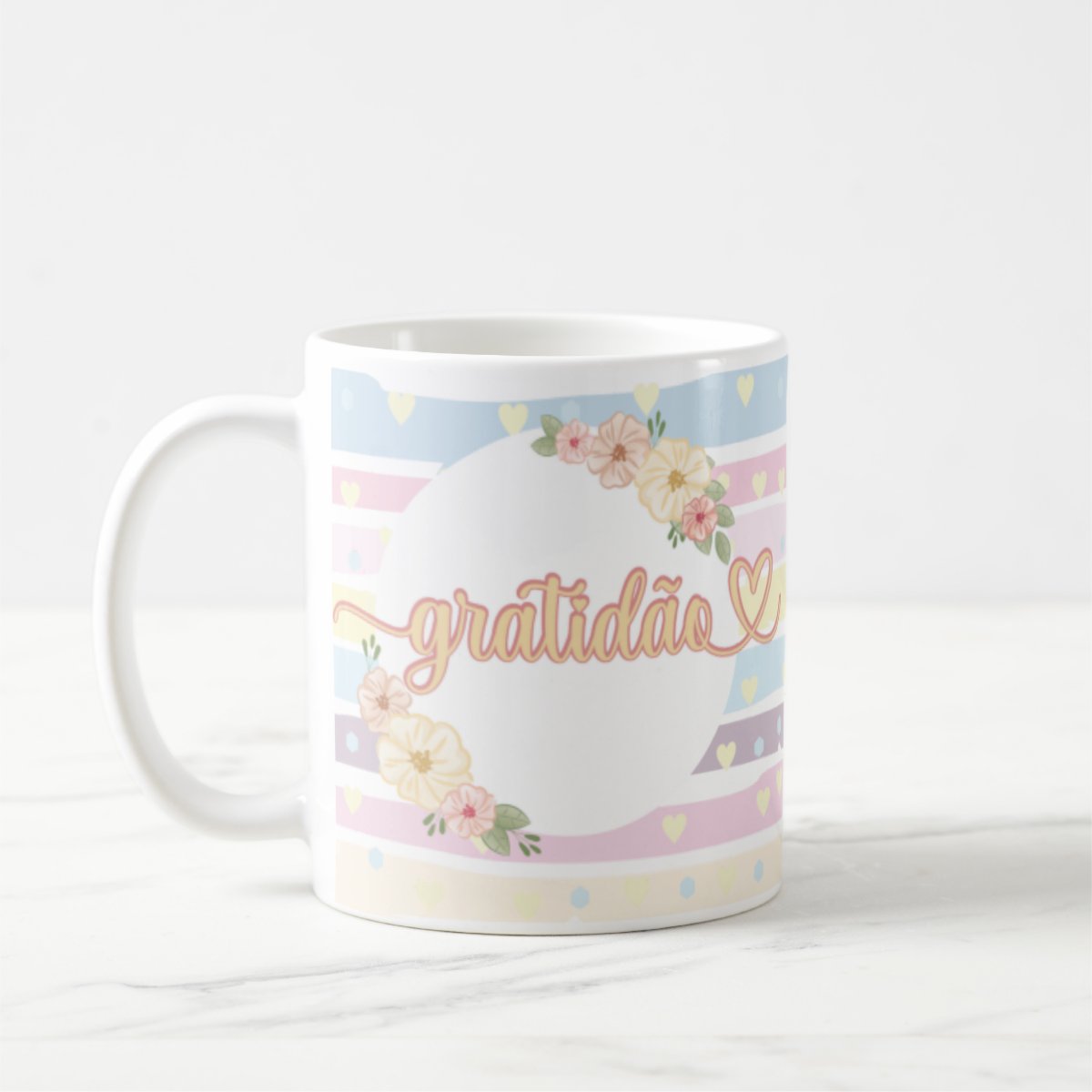 Caneca Divertida Feminina de Presente Agradecimento Gratidão