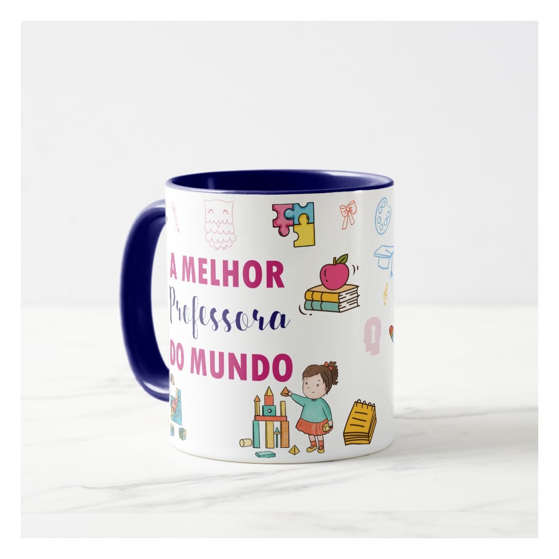Caneca Personalizada Dia dos Professores Melhor Professora