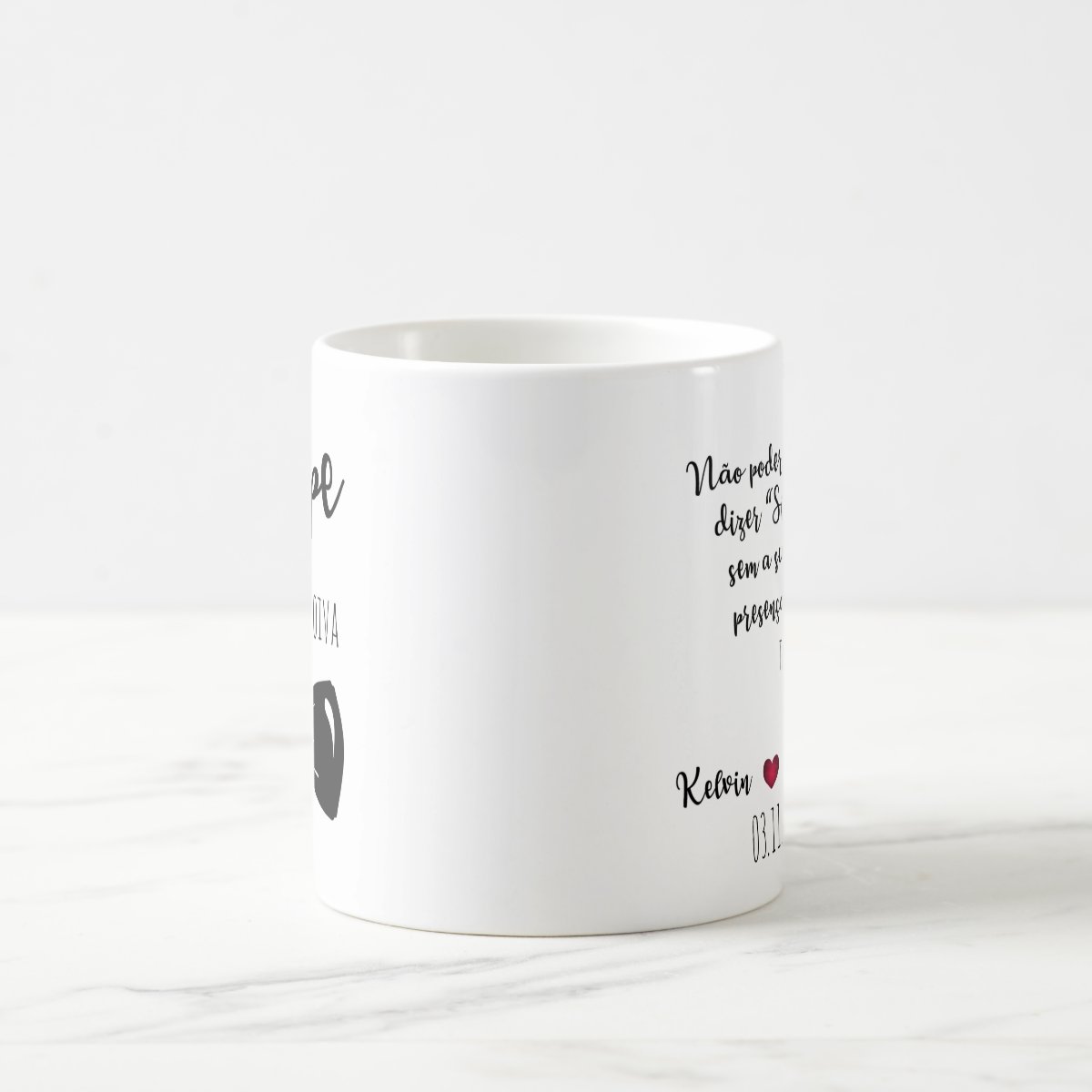 Caneca Personalizada Irmão da Noiva de Casamento Gravata