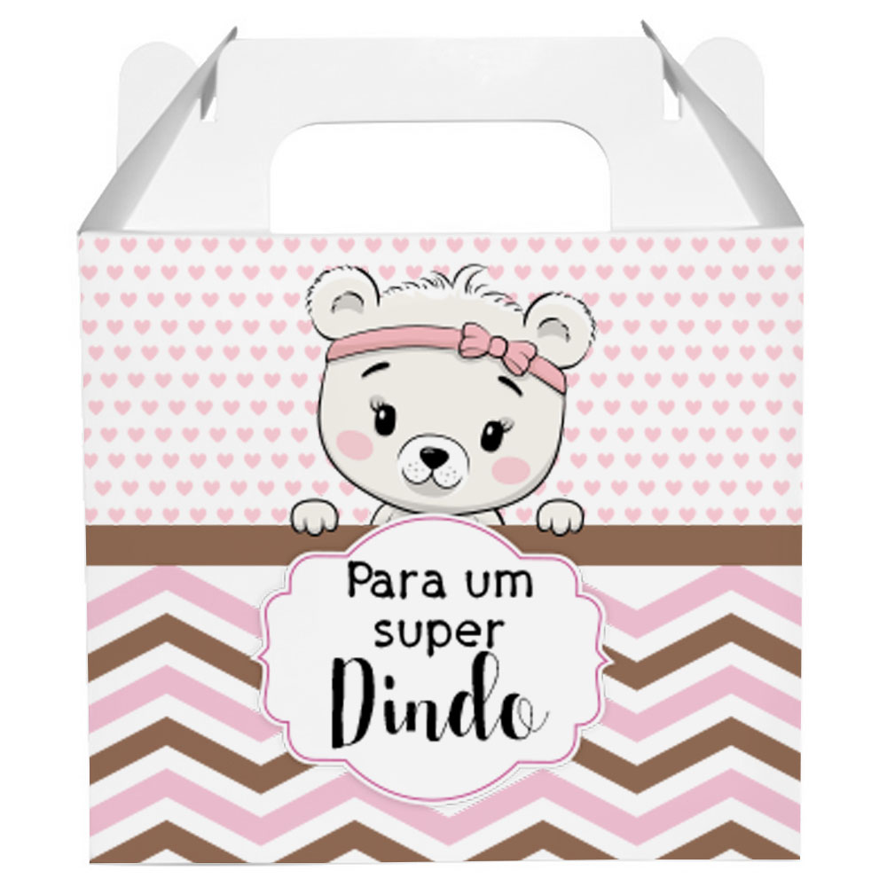 Kit 2 Canecas Personalizada Batismo Super Dindos de Menina