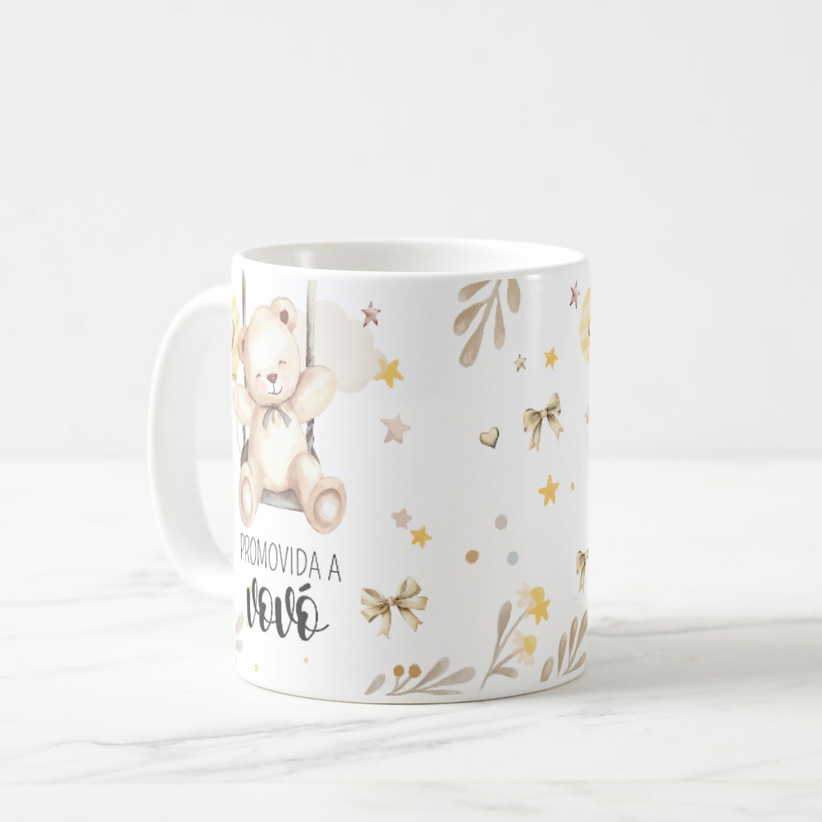Caneca Promovida a Vovó Avó Surpresa Especial Familia