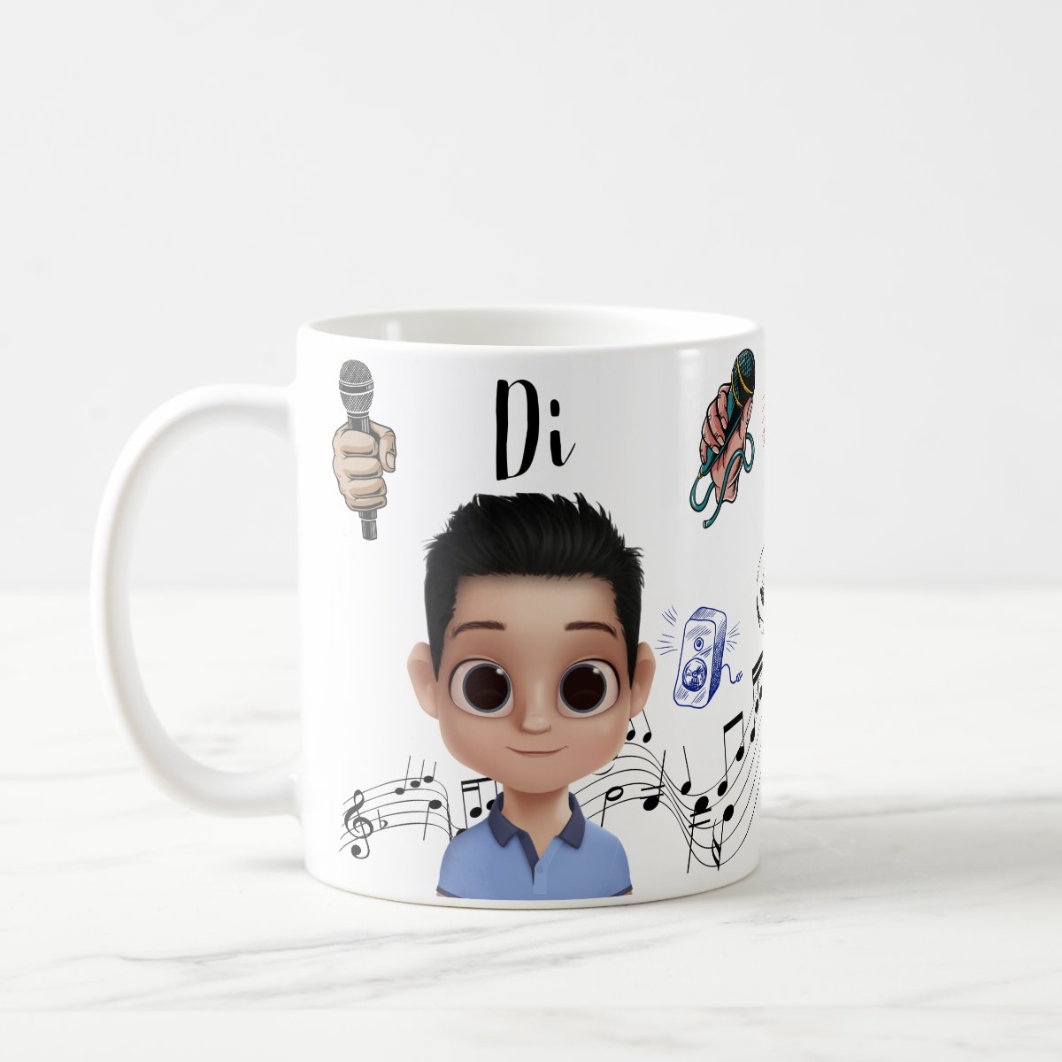 Caneca Personalizada Presente Criativo Cantor Música