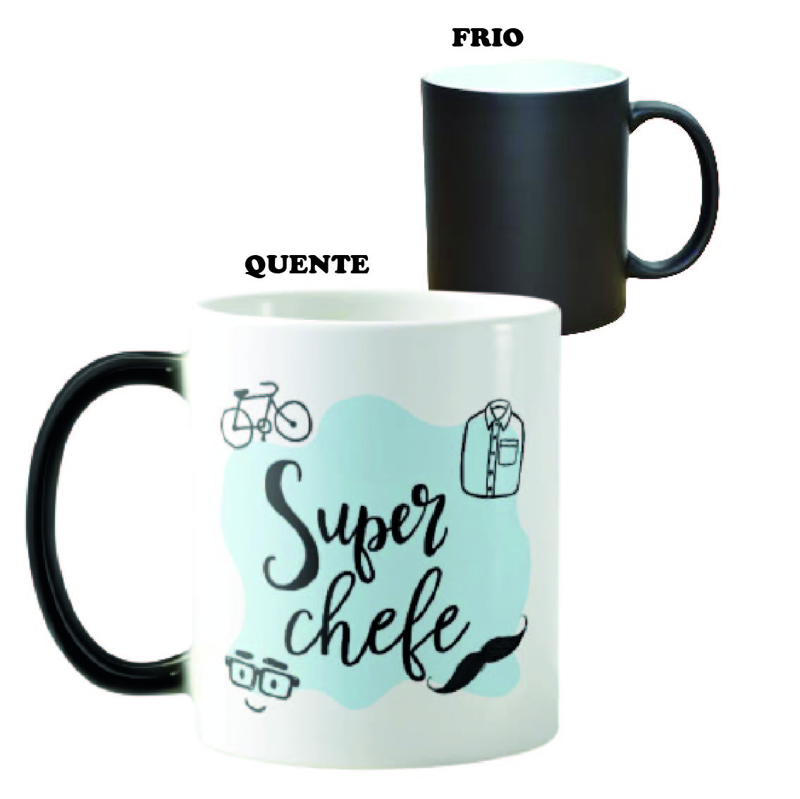 Caneca Mágica Presente Criativo Especial para Super Chefe - Profissões (Cozinheiro(a))