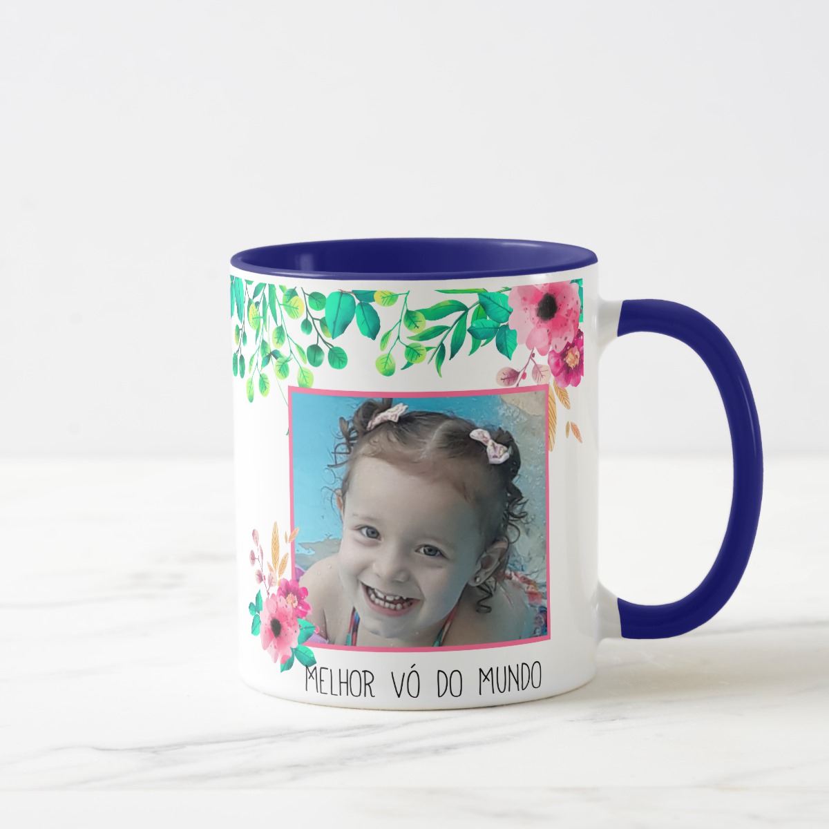 Caneca Personalizada com Foto Avó Presente Criativo Vó