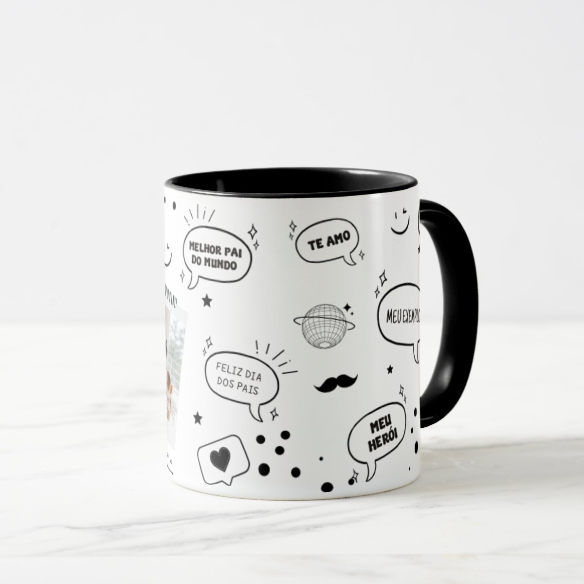 Caneca Personalizada Especial para Dia dos Pais com Foto