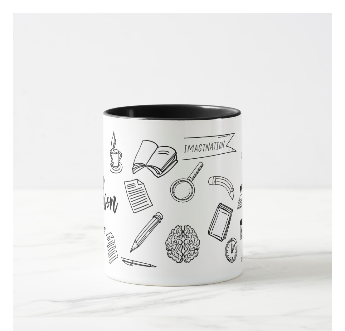 Caneca Livros Presente Personalizado Profissão Escritora