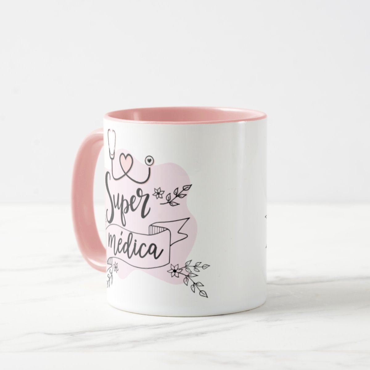 Caneca Feminina Presente Criativo Dia do Médico Super Médica