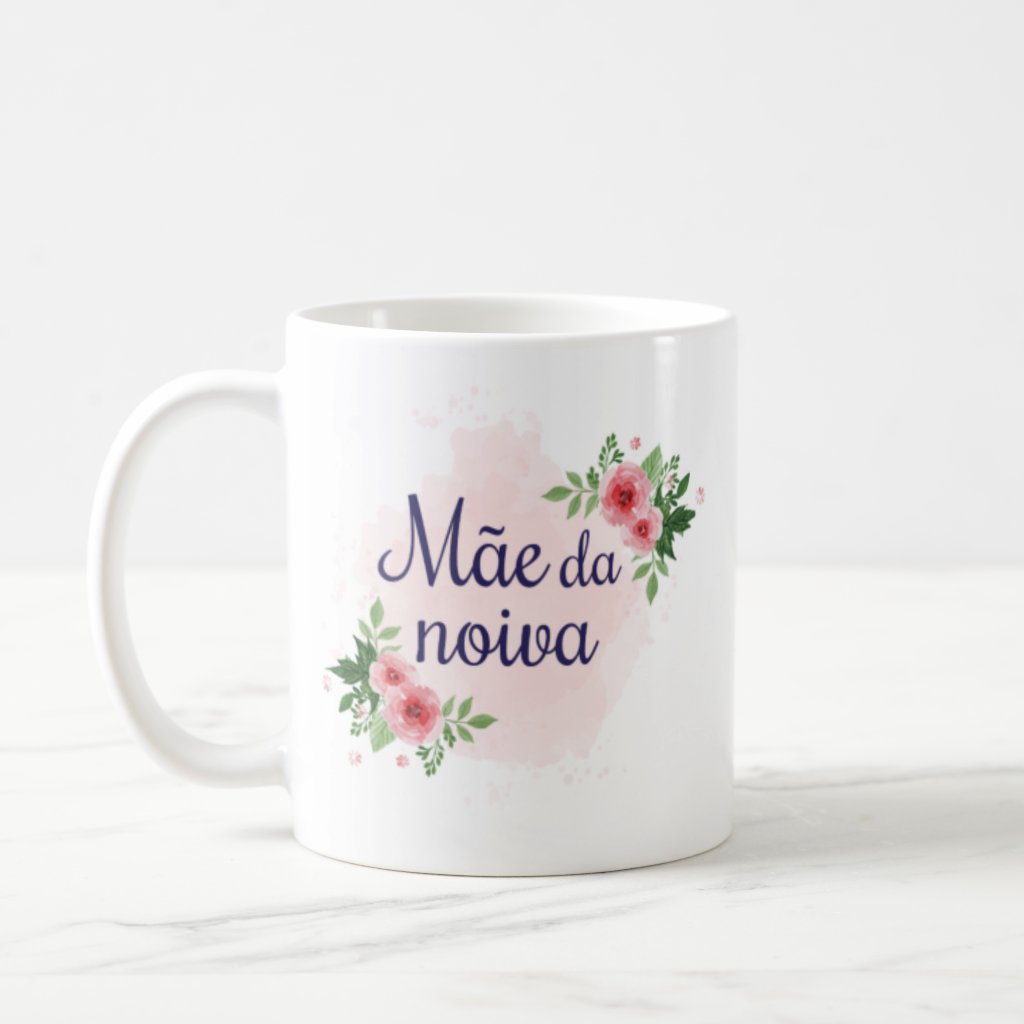 Kit Presente 2 Canecas Personalizadas Mãe Dos Noivos