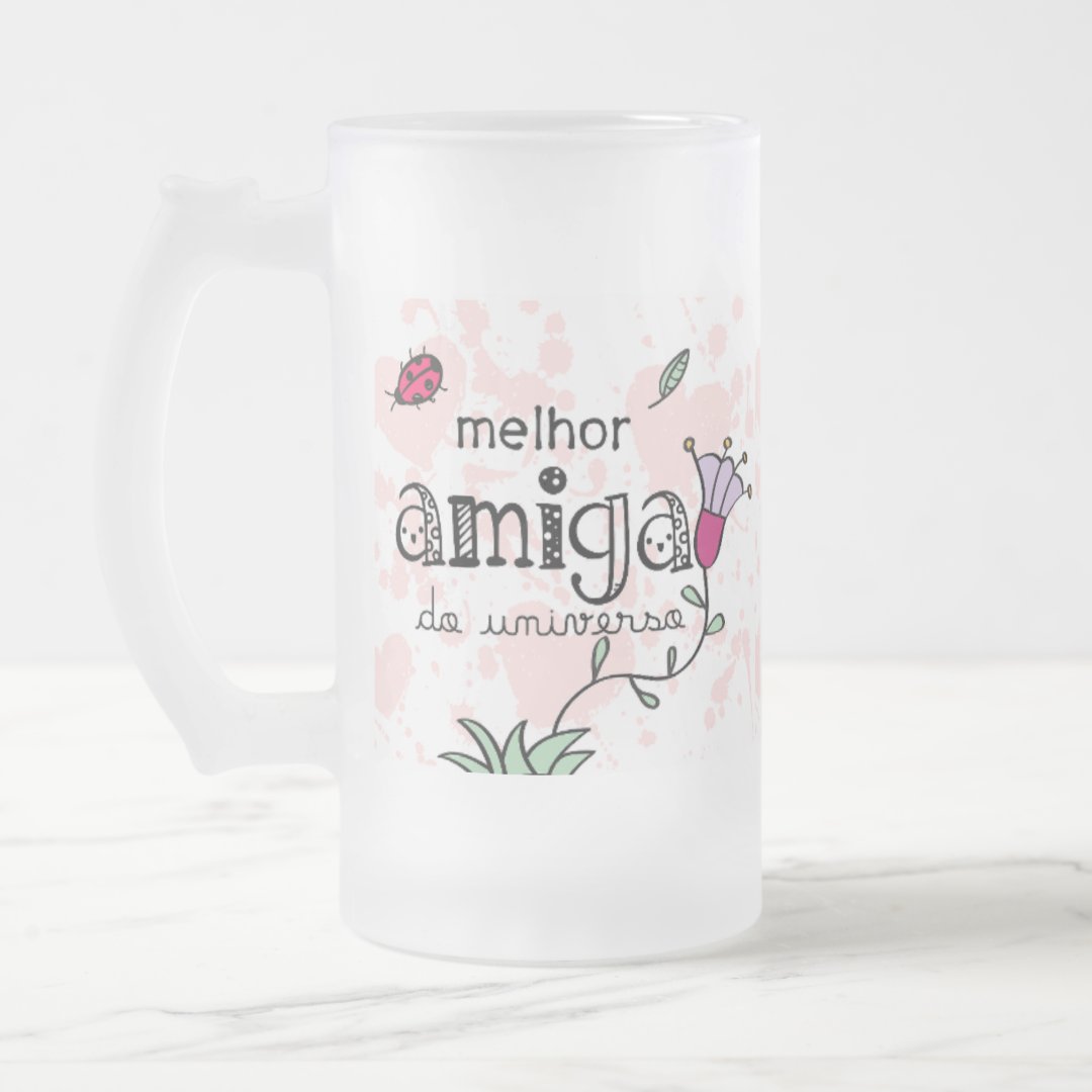 Copo Cerveja Chopp Presente Feminino Melhores Amigas - Outros (Amigo(a))