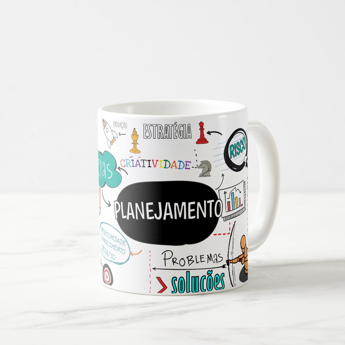 Caneca Profissão Gestores Presente Personalizada Com Avatar