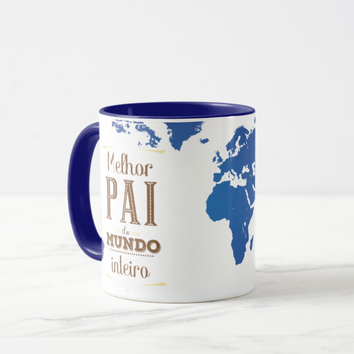 Caneca Presente Criativo Melhor Pai do Mundo Inteiro