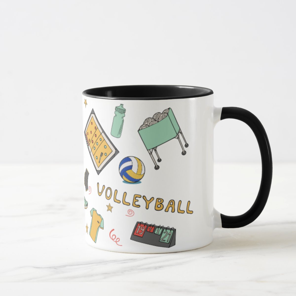Caneca Presente Professor De Educação Física Técnico Volei