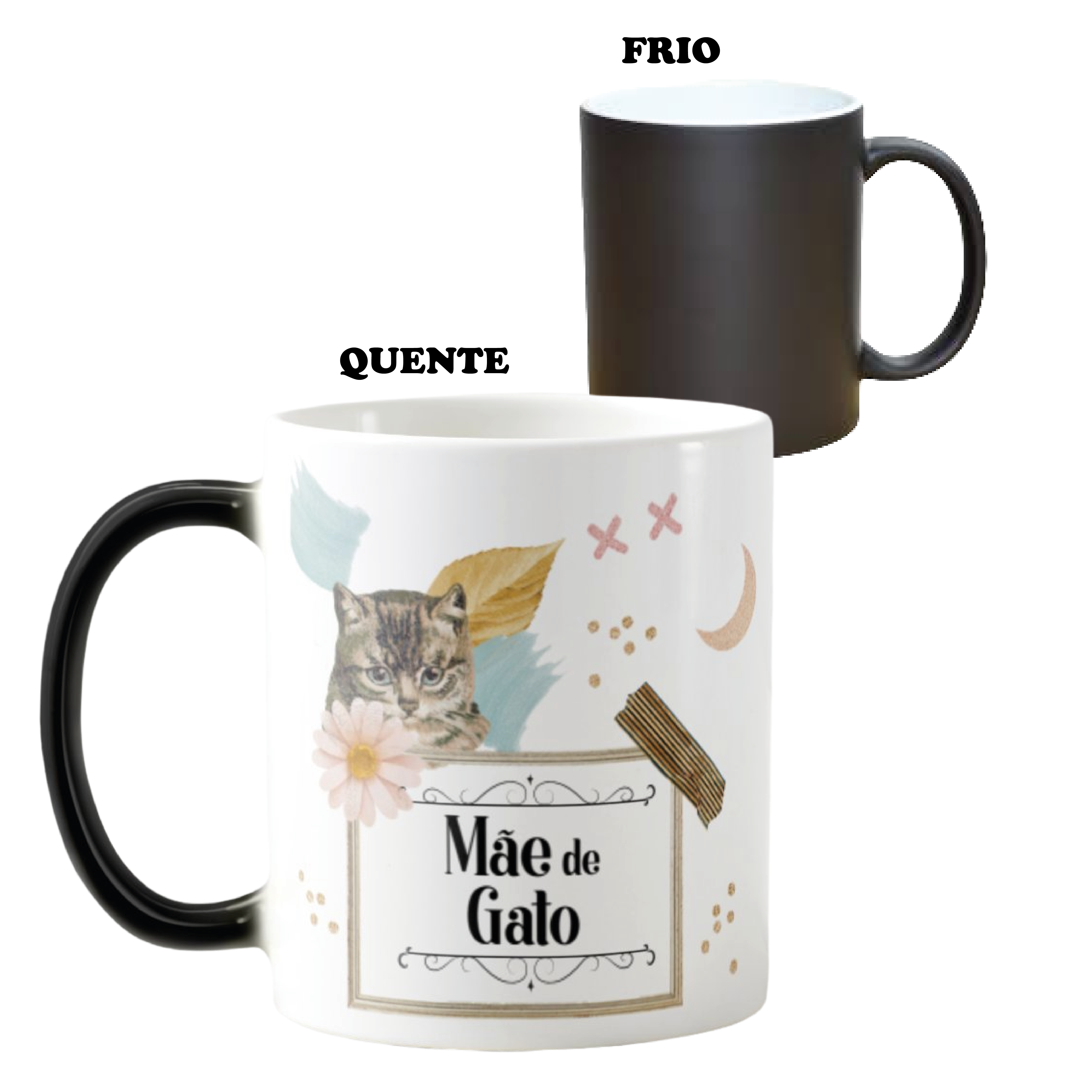Caneca Mágica Presente Criativo para Mãe de Gato Gateira - Pet (Mãe)