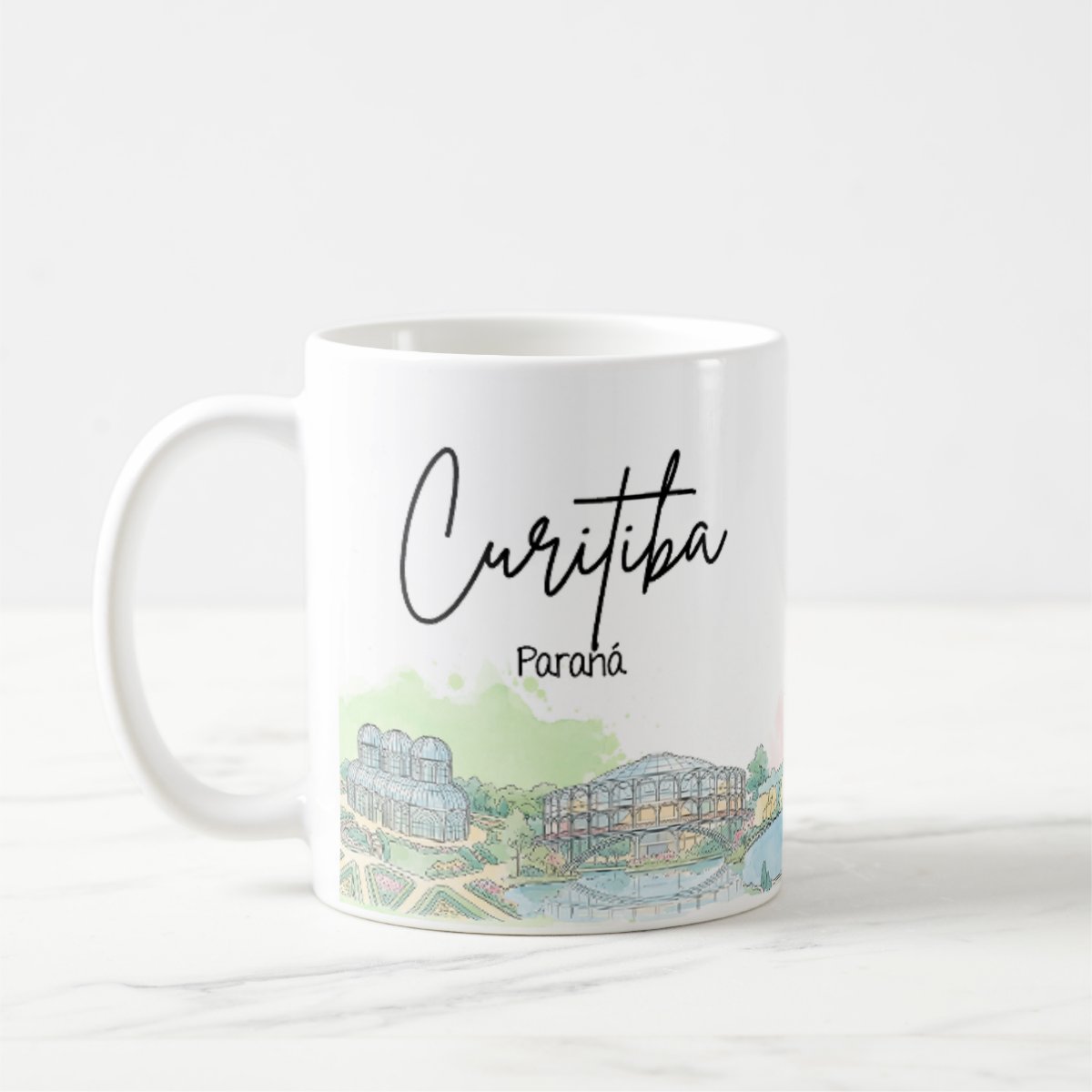 Caneca Personalizada Paraná Lembrança Cidade Curitiba