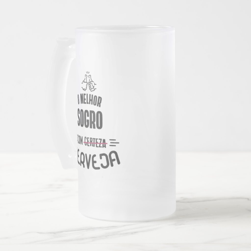 Copo De Cerveja Personalizado Presente Criativo Para Sogro