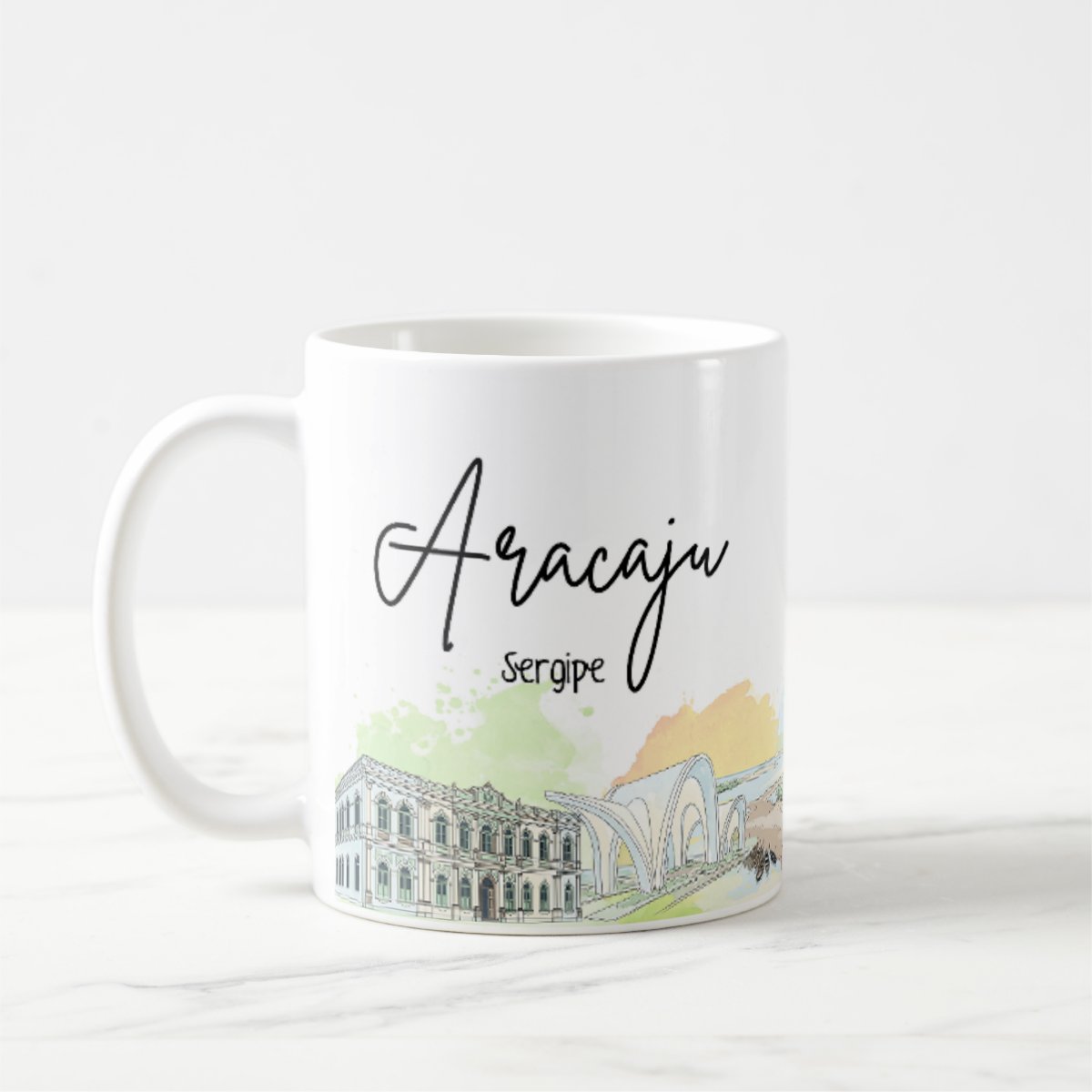 Caneca Personalizada Sergipe Lembrança Cidade Aracaju  - Outros (Aracaju)