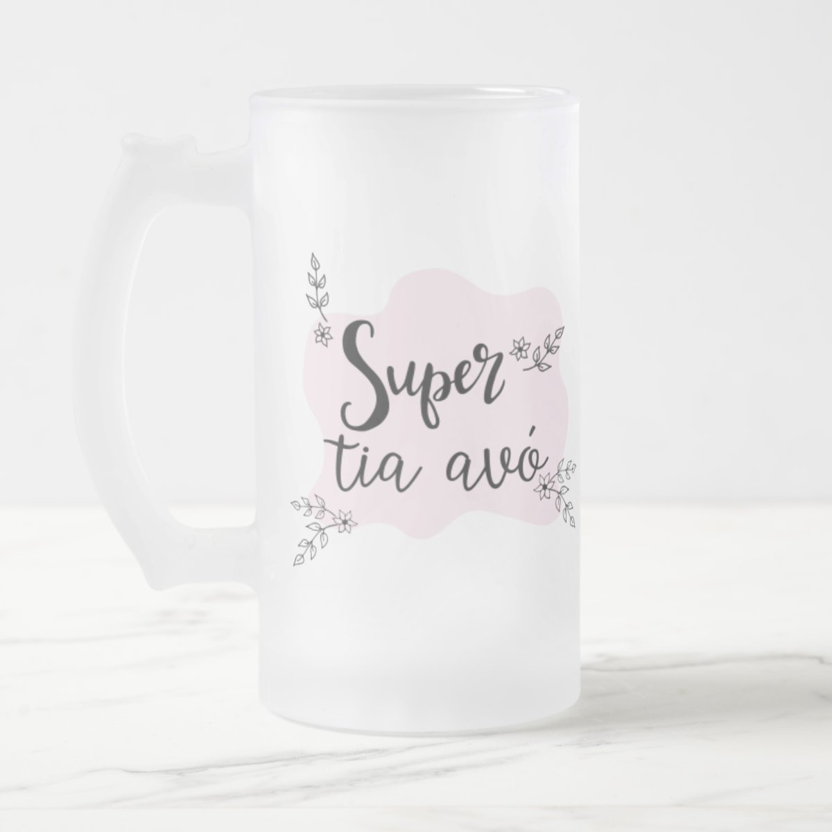 Copo de Cerveja Chopp Presente Aniversário Super Tia Avó