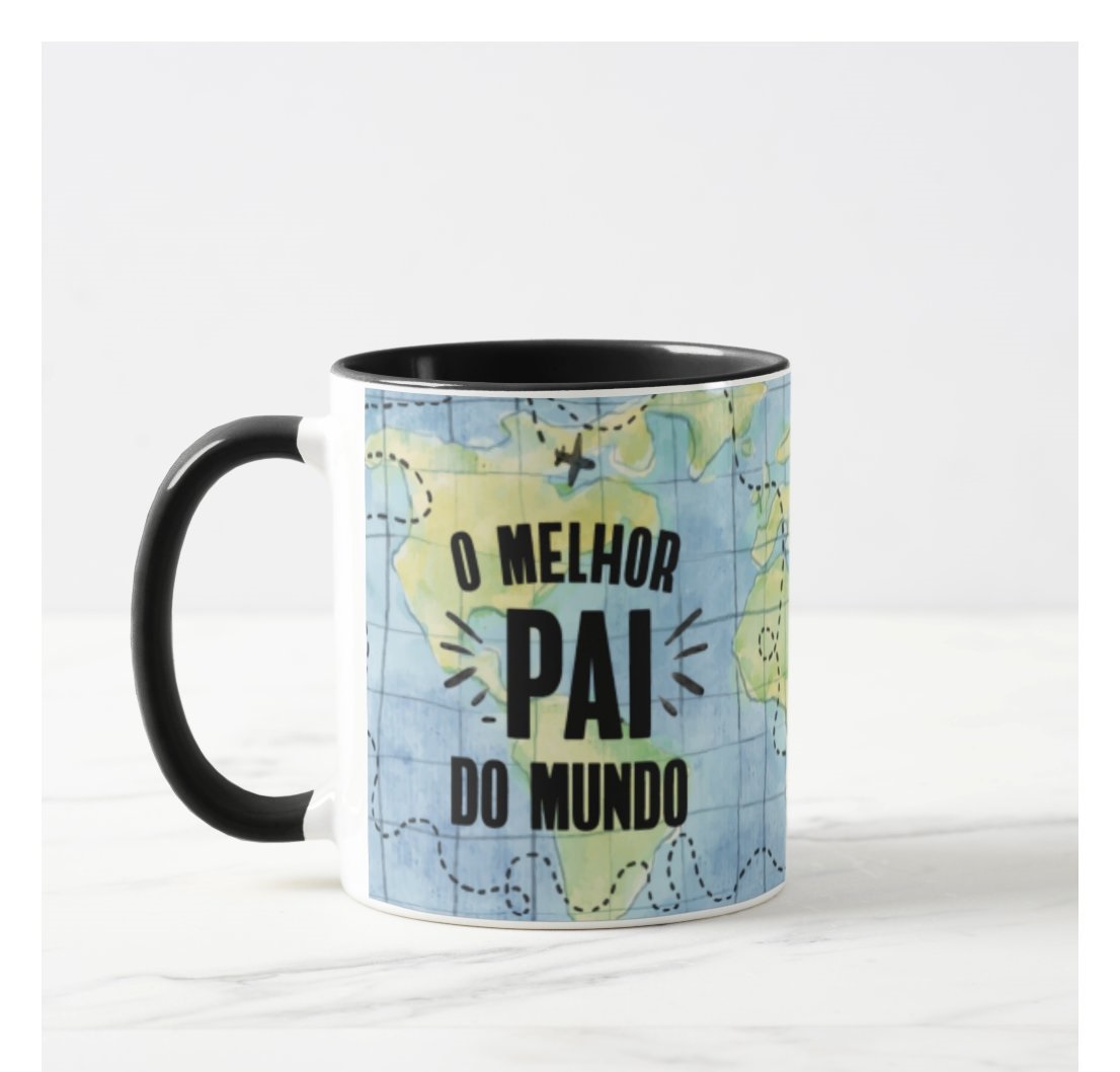 Caneca Personalizada de Presente para o Melhor Pai do Mundo - Família (Pai)