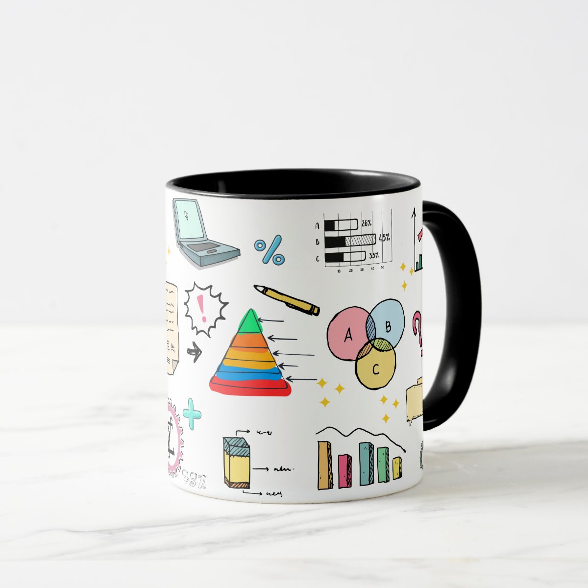 Caneca Presente Criativo Personalizado Estatística