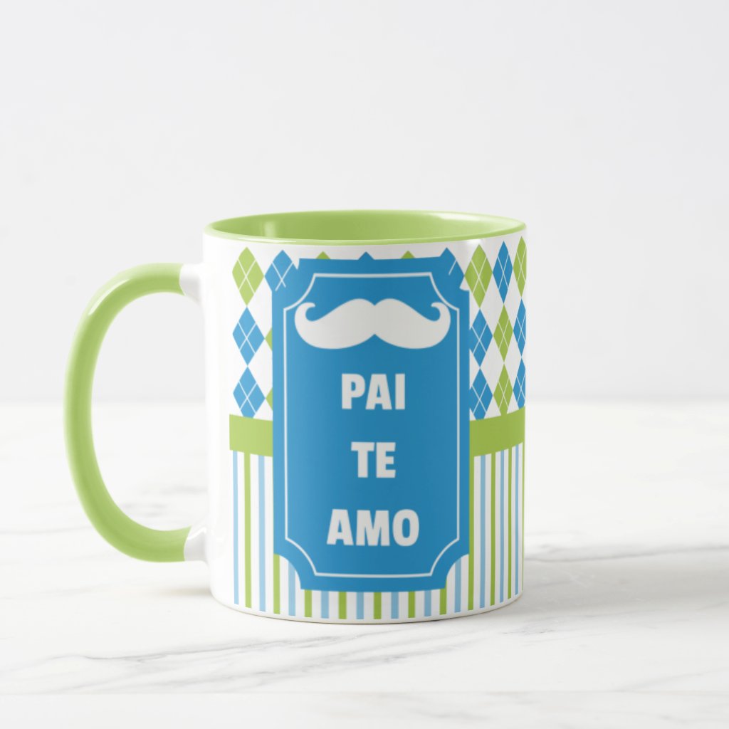 Caneca Presente Especial Dia Dos Pais - Te amo