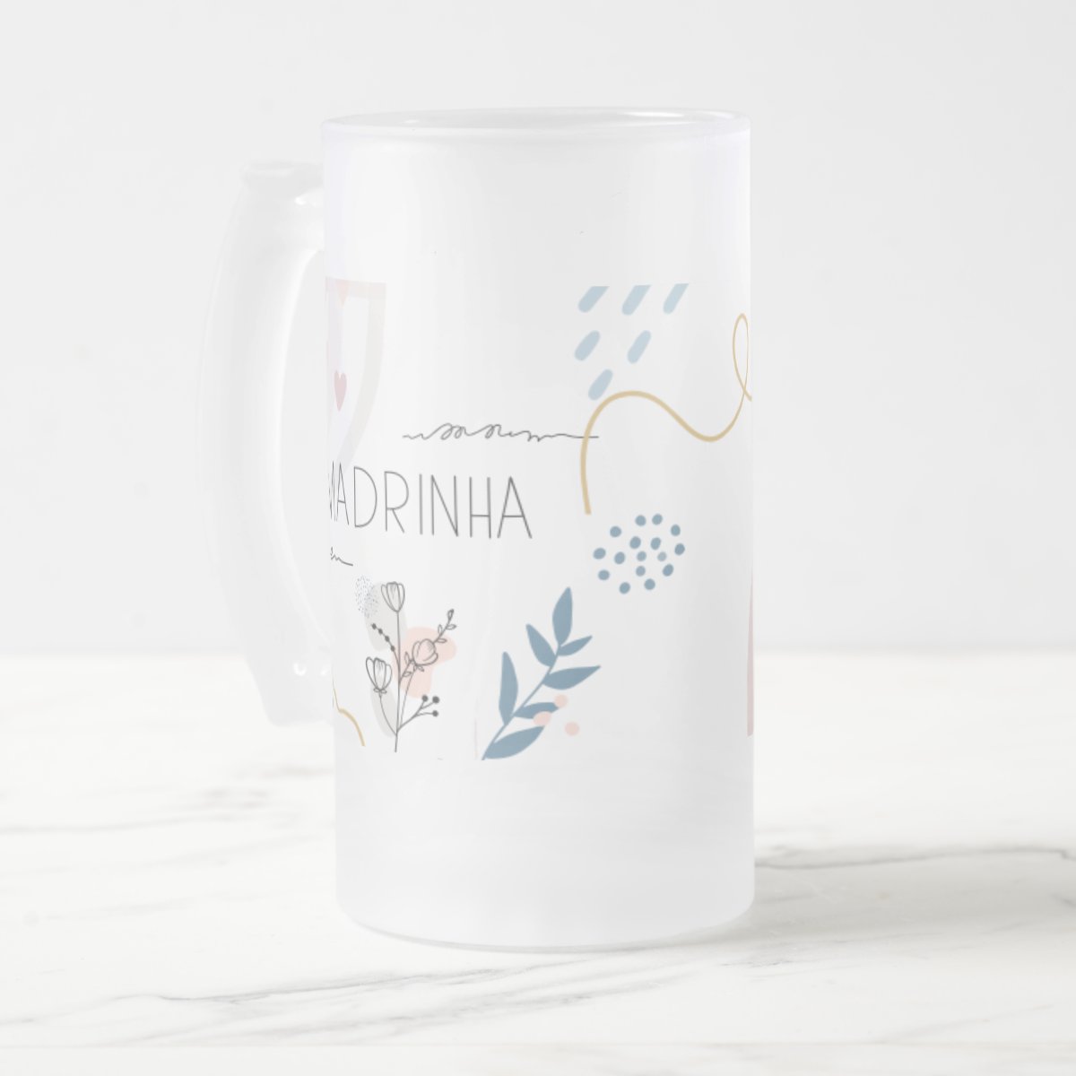 Caneca Minimalista Chopp Cerveja Presente para Madrinha