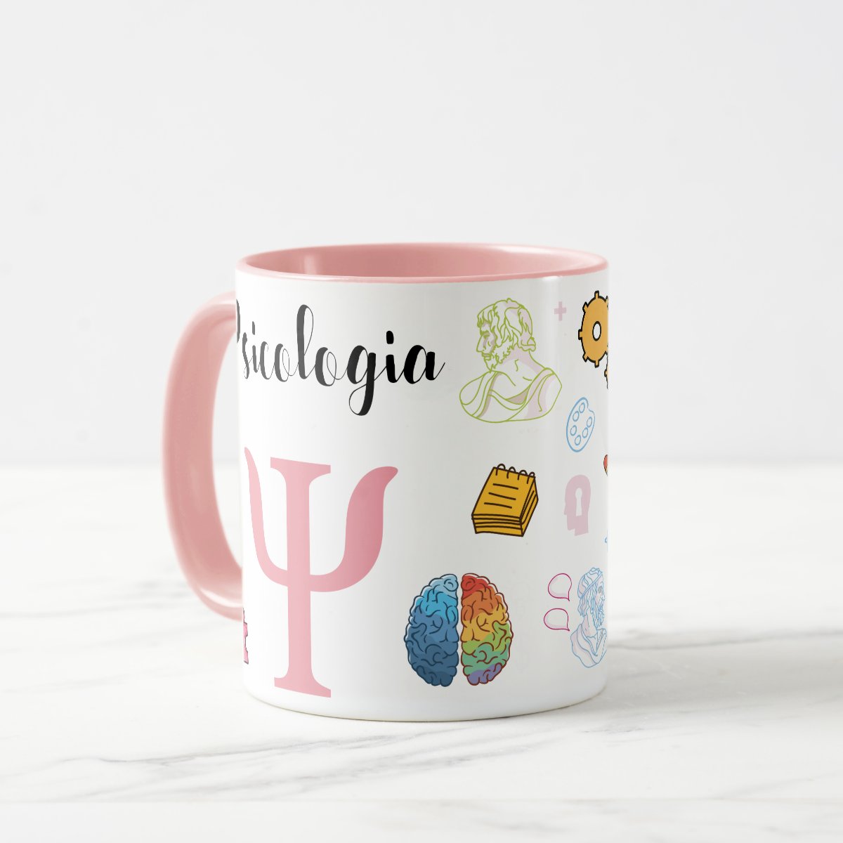 Caneca Personalizada Presente Profissão Psicologia Psicóloga