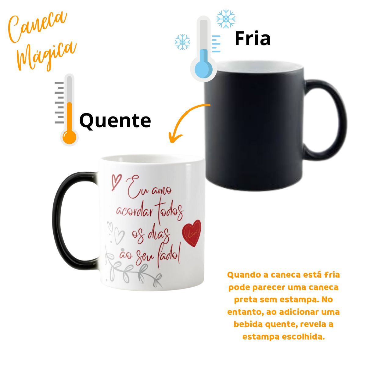 Caneca Mágica Presente Especial Para O Dia Dos Namorados - Outros (Casal)