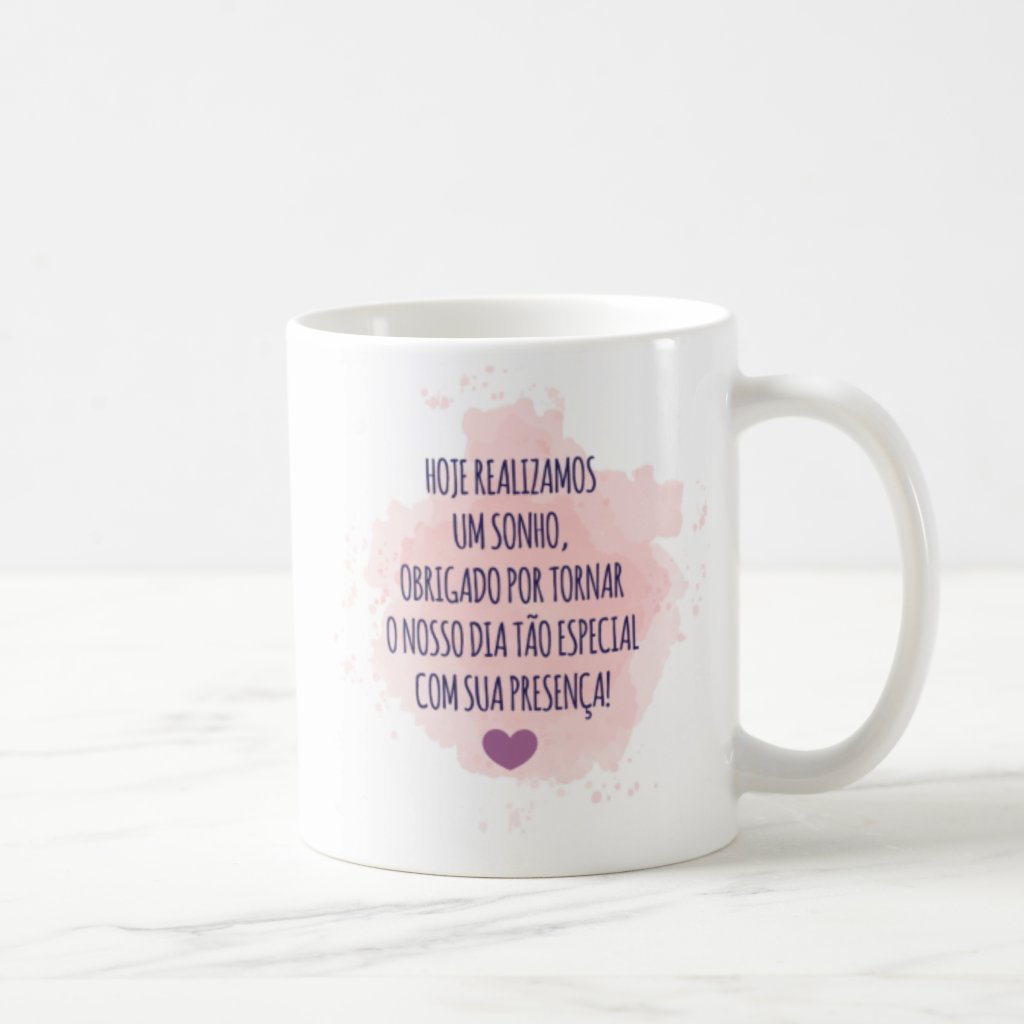 Caneca Presente De Casamento Para Irmã Do Noivo