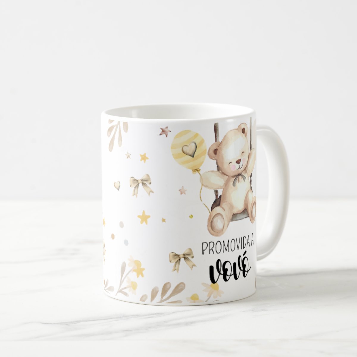 Caneca Promovida a Vovó Avó Surpresa Especial Familia